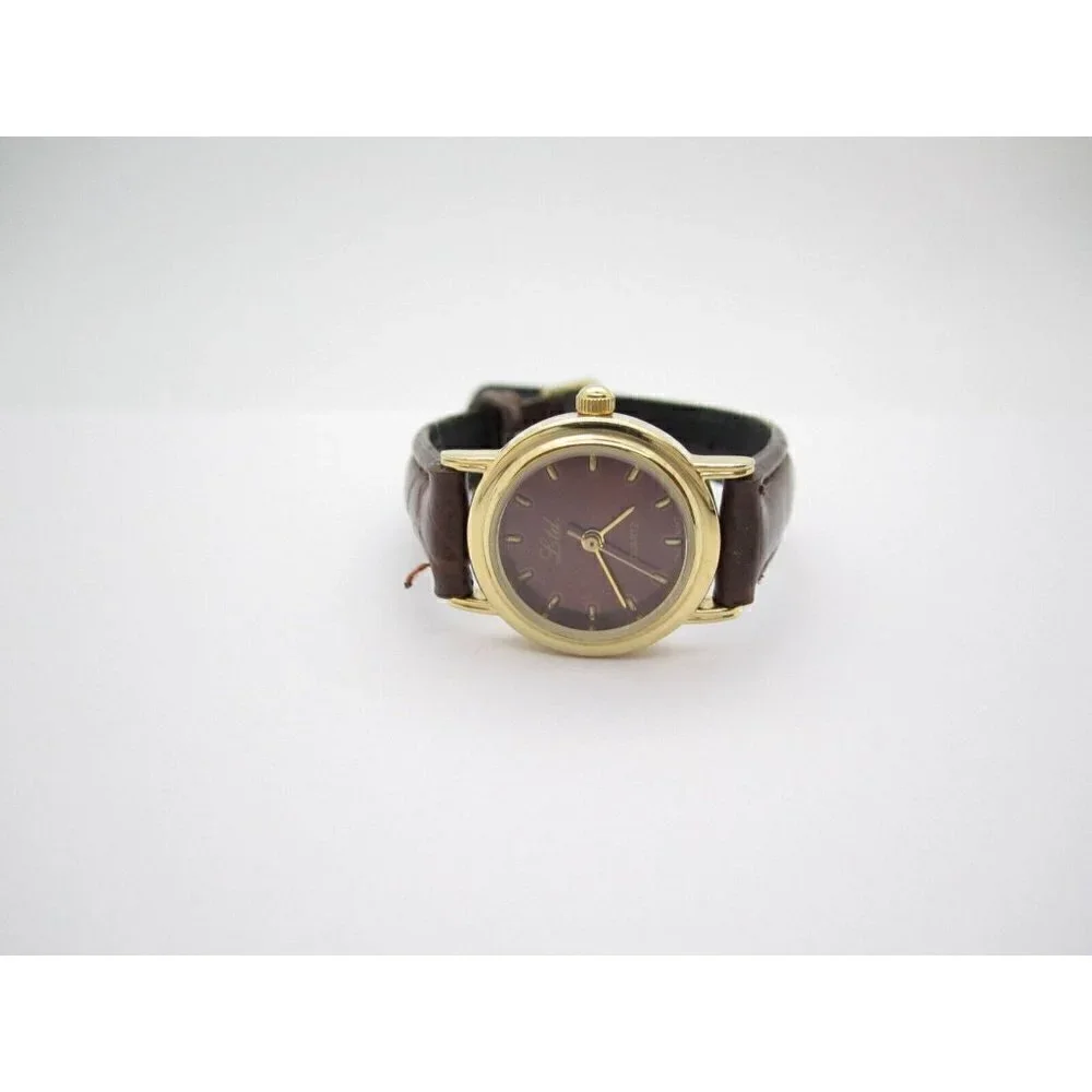 Women's LTD Quartz Analog 24mm Dial Causal Round Watch (E50)